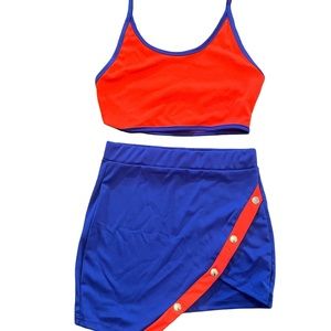 Two piece skirt set. Never worn before